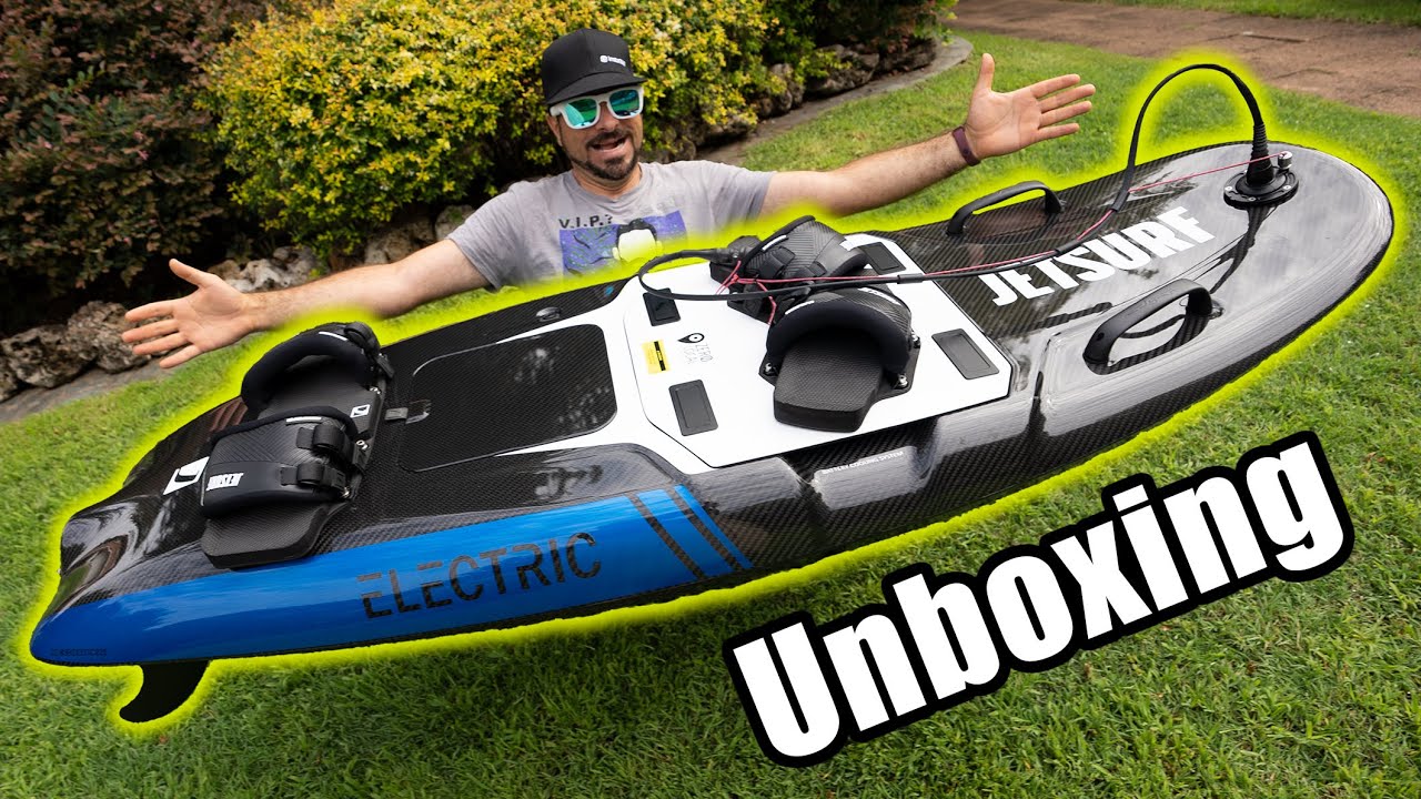 Unboxing del Jetboard Elettrico più leggero più potente del mondo! il Jetsurf Electric 2022