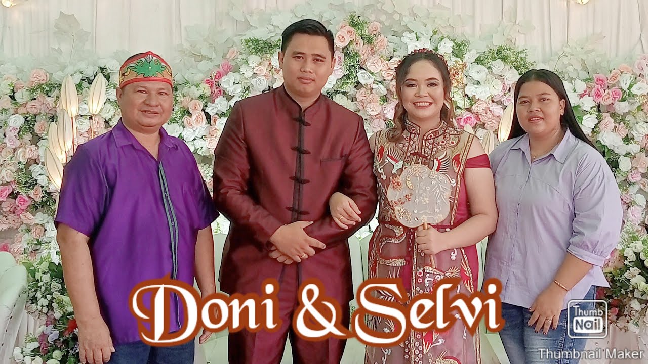 Suara emas mempelai wanita / Acara resepsi pernikahan Dony & Selvi