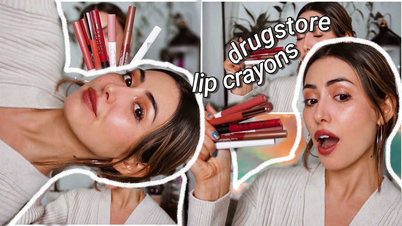 Drugstore LIP CRAYONS Review & Comparisons | LIPSTICK WEEK