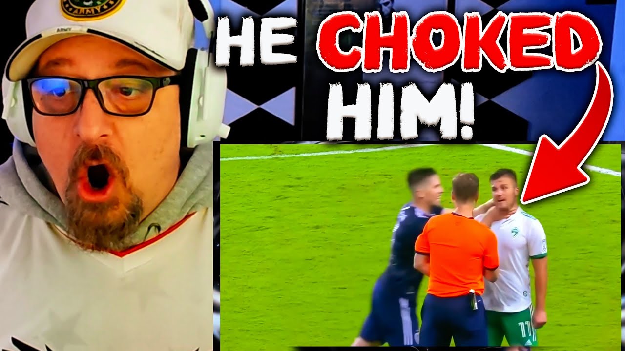 Most HEATED moments in FOOTBALL (American Reacts)
