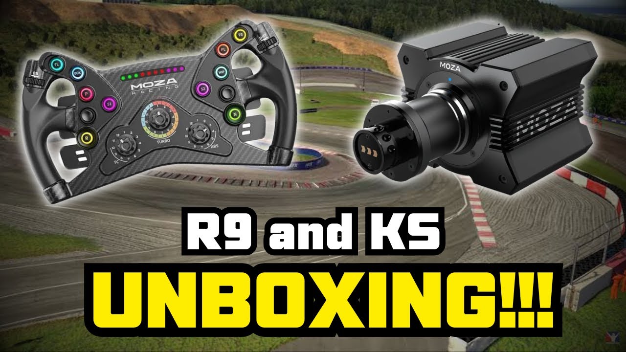 Moza R9 and KS Wheel Unboxing and Review | Is it Worth the Money?