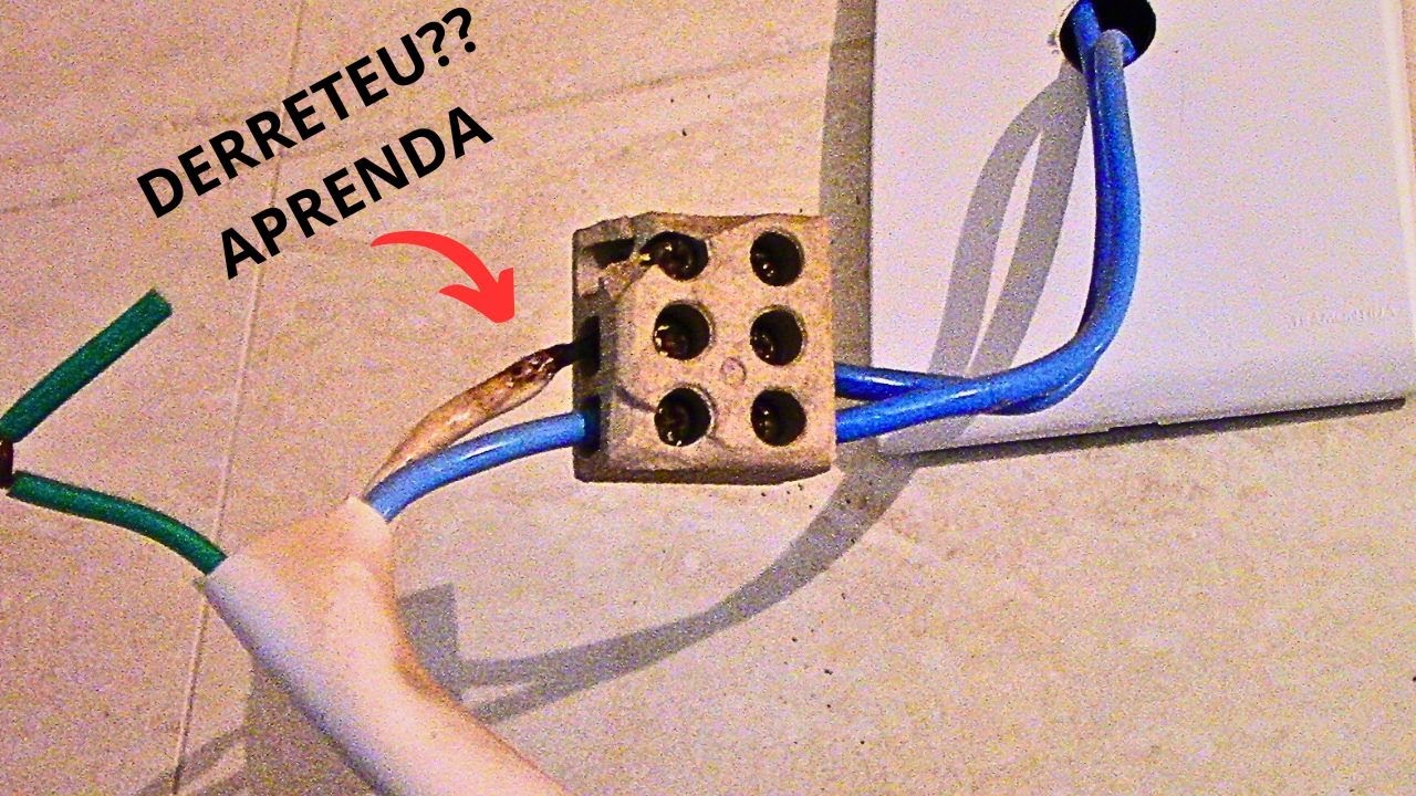 FIOS do CHUVEIRO DERRETEU ?? APRENDA RESOLVER na PRÁTICA
