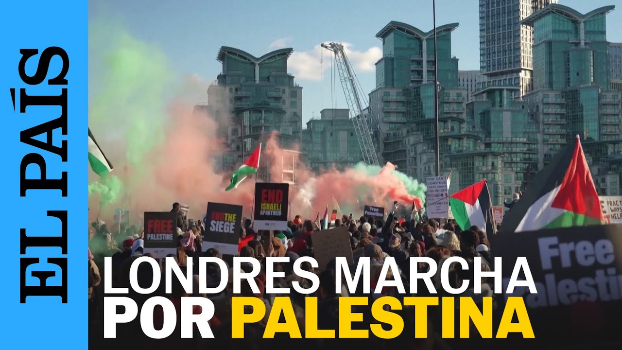 GAZA | Masiva movilización en Londres por Palestina: 