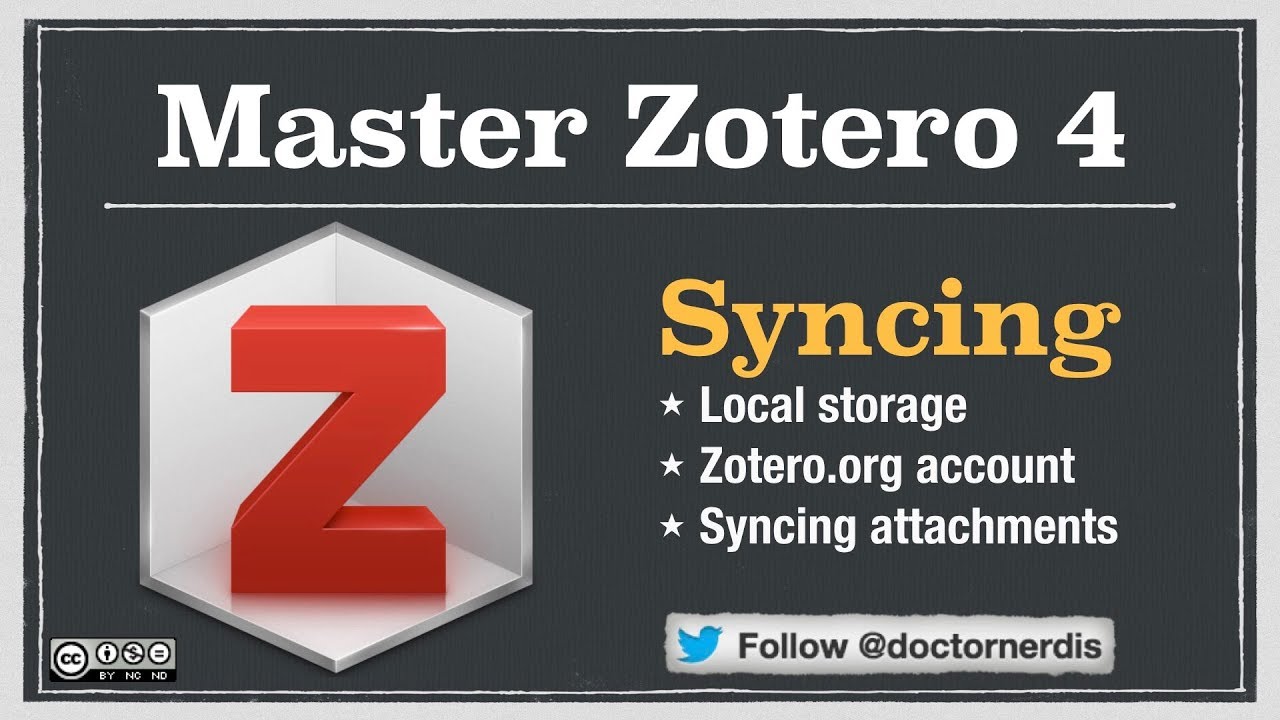 Zotero Tutorial: Syncing