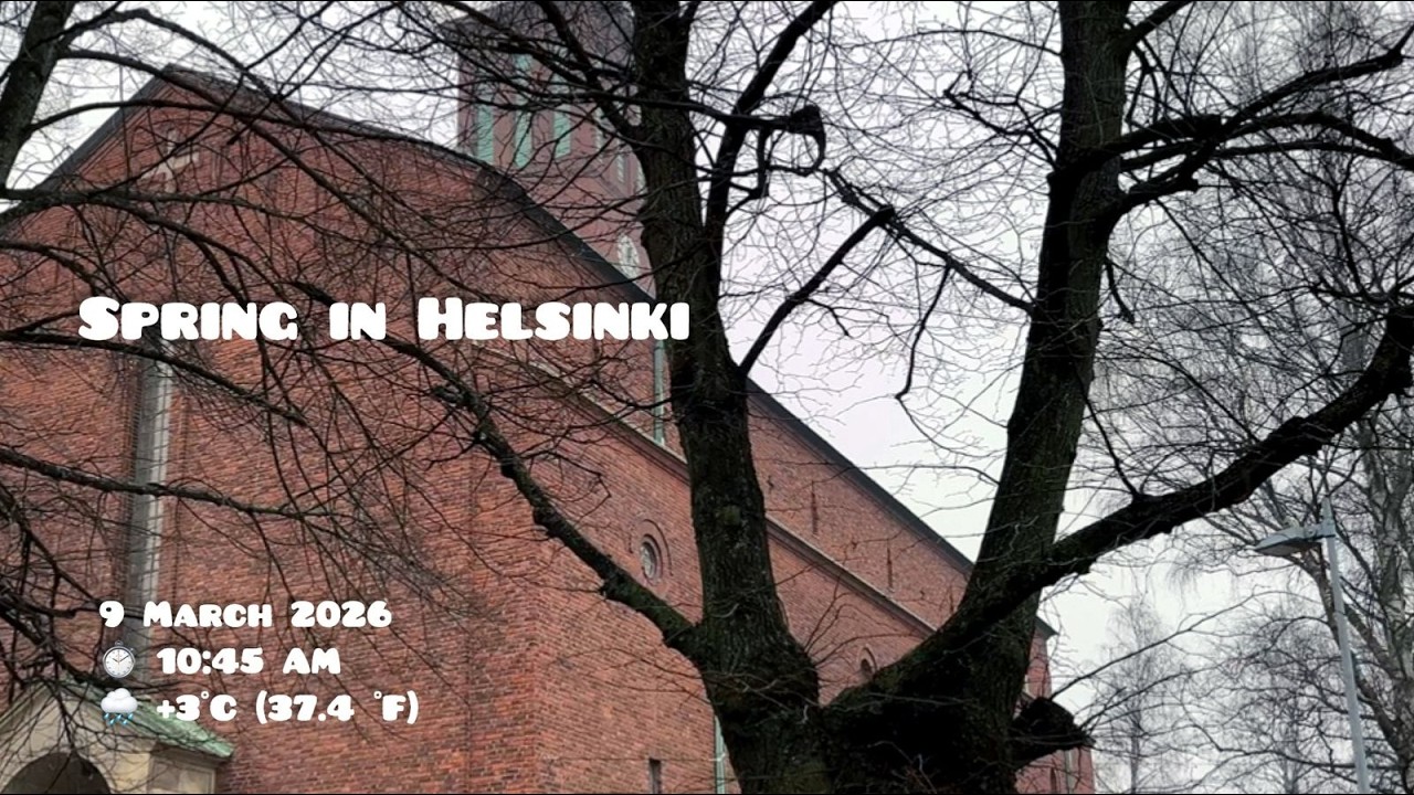 What SPRING Looks Like in HELSINKI - 4K- ASMR