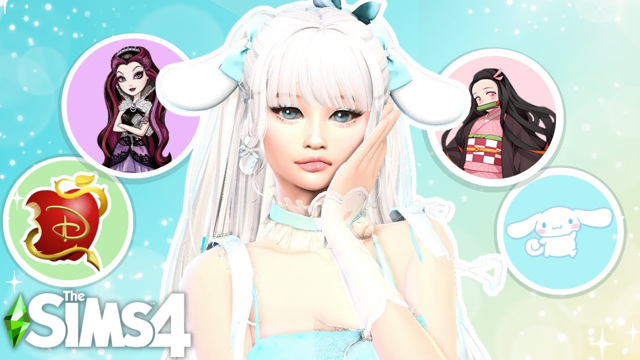 СОЗДАНИЕ ЗНАКОВЫХ ПЕРСОНАЖЕЙ В THE SIMS 4! ☁