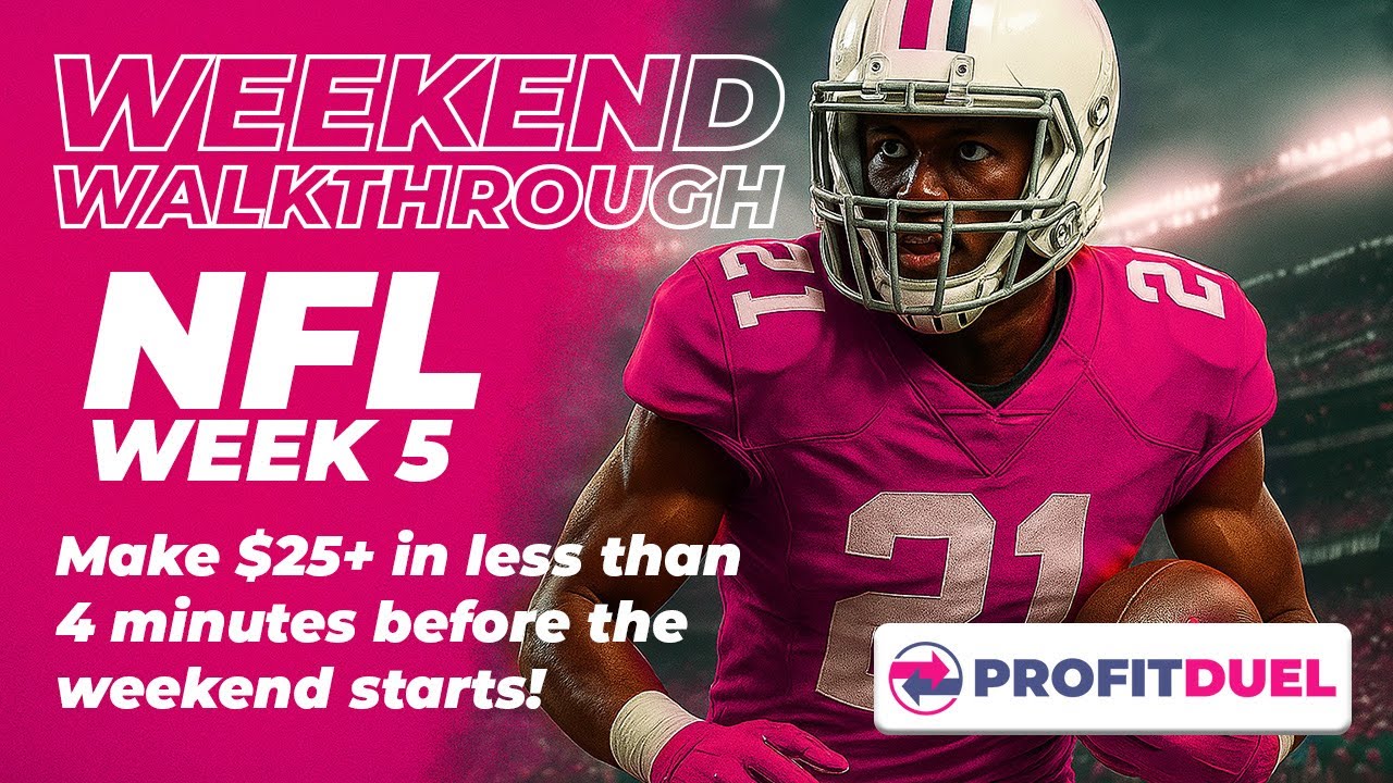 The ProfitDuel Weekend Walkthrough - NFL Week 5!