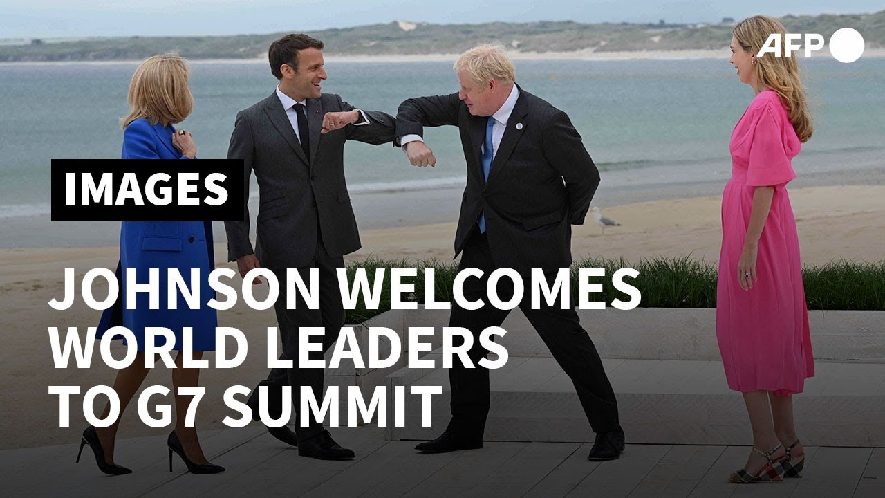 Boris Johnson welcomes world leaders to G7 summit | AFP