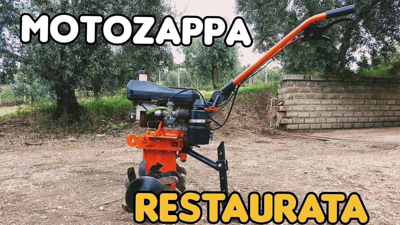 RESTAURO COMPLETAMENTE la MOTOZAPPA
