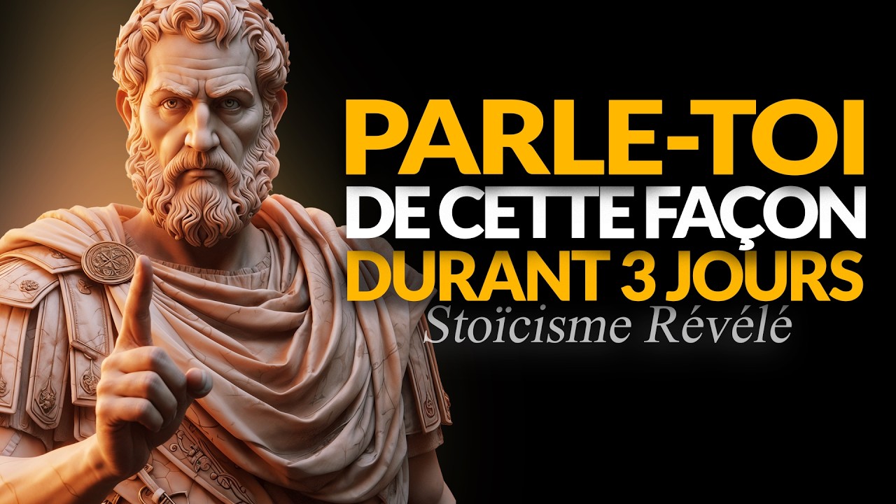 PARLE-TOI AINSI PENDANT 3 JOURS ET VOIS CE QUI COMMENCE À CHANGER