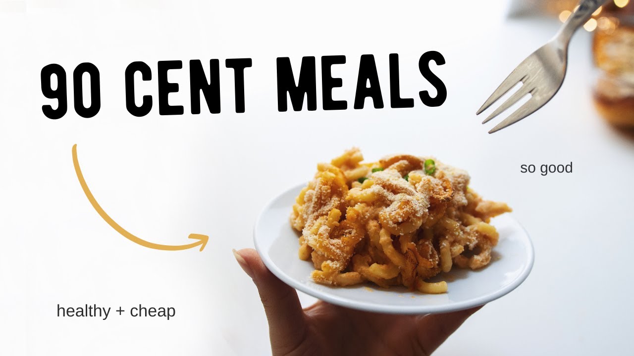 Vegan Budget Meals for under 2 Euros/Dollars (healthy & cozy recipes)