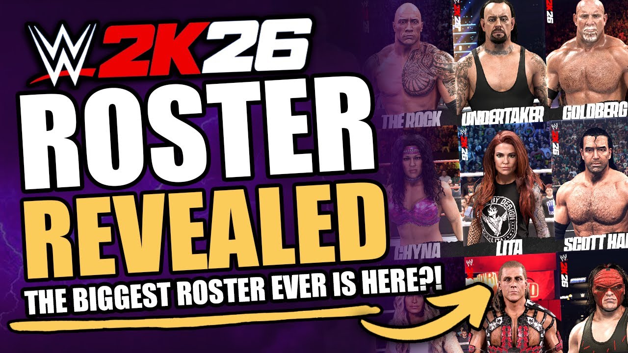 WWE 2K26 HUGE Roster REVEALED! ALL Superstars & NEW Additions