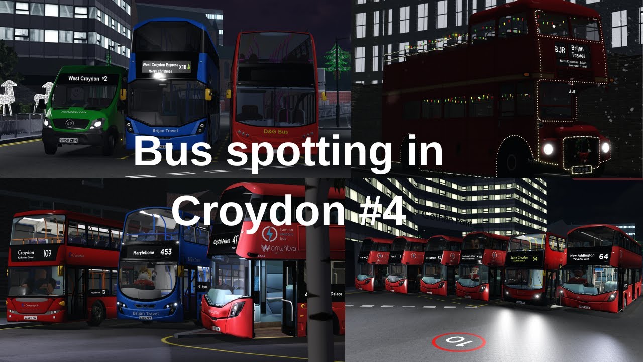 Roblox|Bus spotting in Croydon| Croydon V1.3|Christmas special.#4