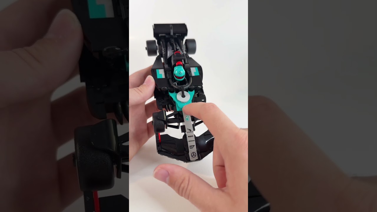 Can you Fully Black Out A Lego F1 Car? #lego