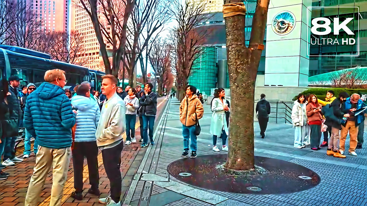 【8K JAPAN】Morning Tokyo Shinjuku Walk, Salarymen / 8K 60fps HDR / No BGM / Ambience / ASMR
