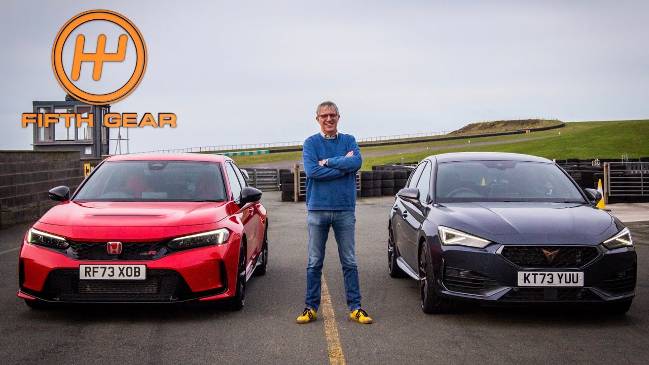 Civic Type R vs Cupra Leon: Track Battle for Hot Hatch Supremacy! 🔥🏁 | Fifth Gear