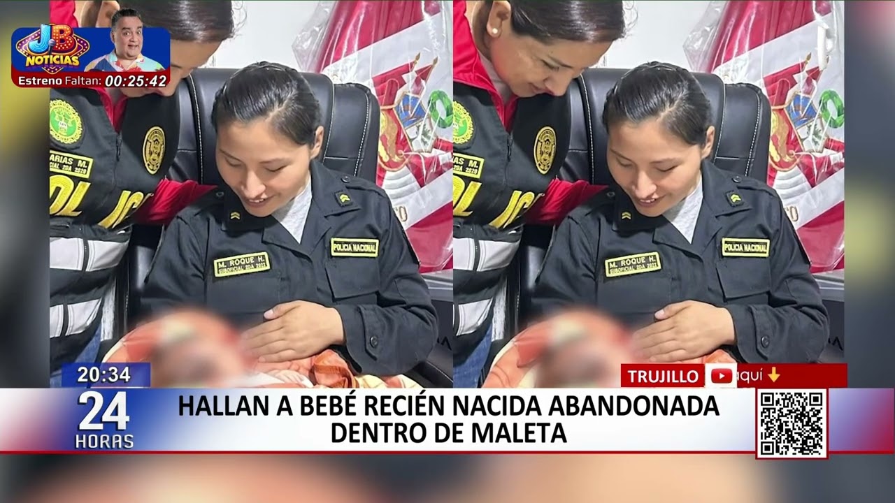 PNP rescata a recién nacida en Trujillo