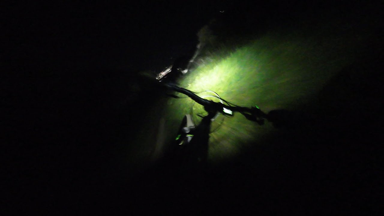 Night Ride on Secret Trail in the Box Springs