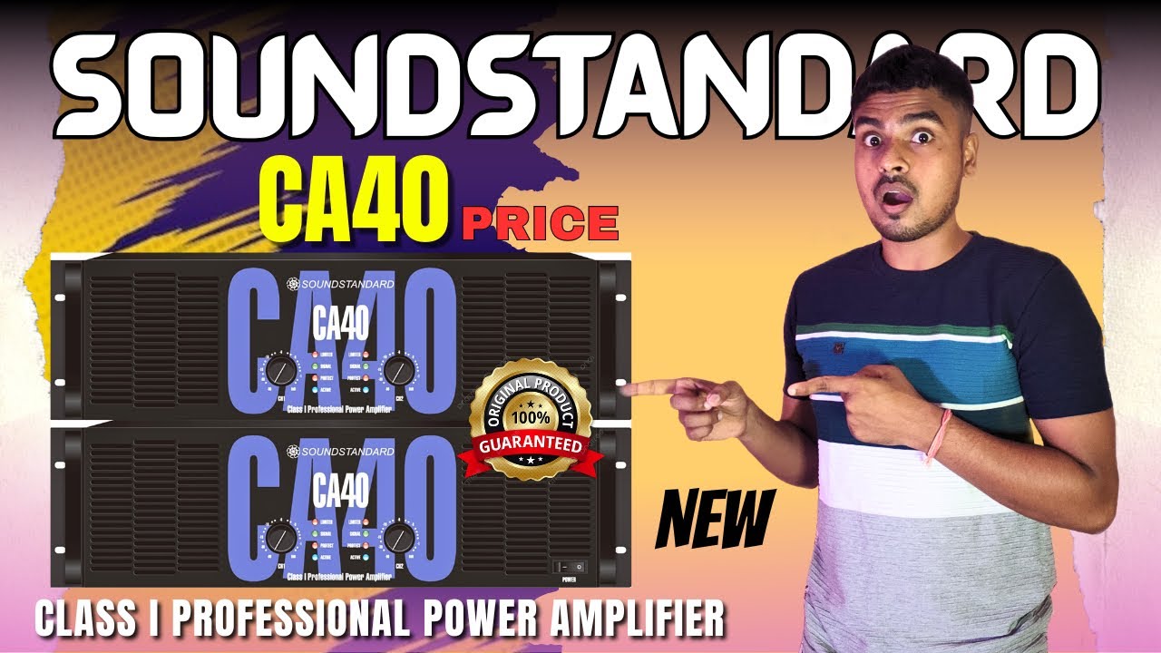 Soundstandard CA40 New Launching ￼Amplifier Review And Price 🤩 // New 7200 Watt Amplifie🔥@Djweb301 