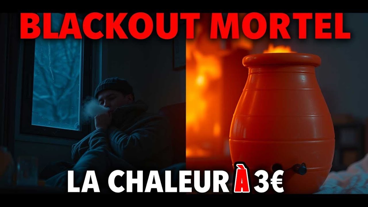 CHAUFFAGE D'URGENCE SANS ÉLECTRICITÉ : 3 Astuces Low-Cost pour survivre au froid à la maison !