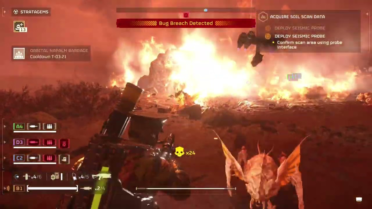 HELLDIVERS 2 PS5/ I Think I might enjoy the stoker weapon more than ONE -TWO[ SHD10] 