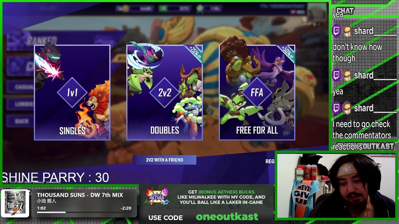 PLAYING IN A TOURNAMENT IN RIVALS OF AETHER 2 THE BELLVITATIONAL