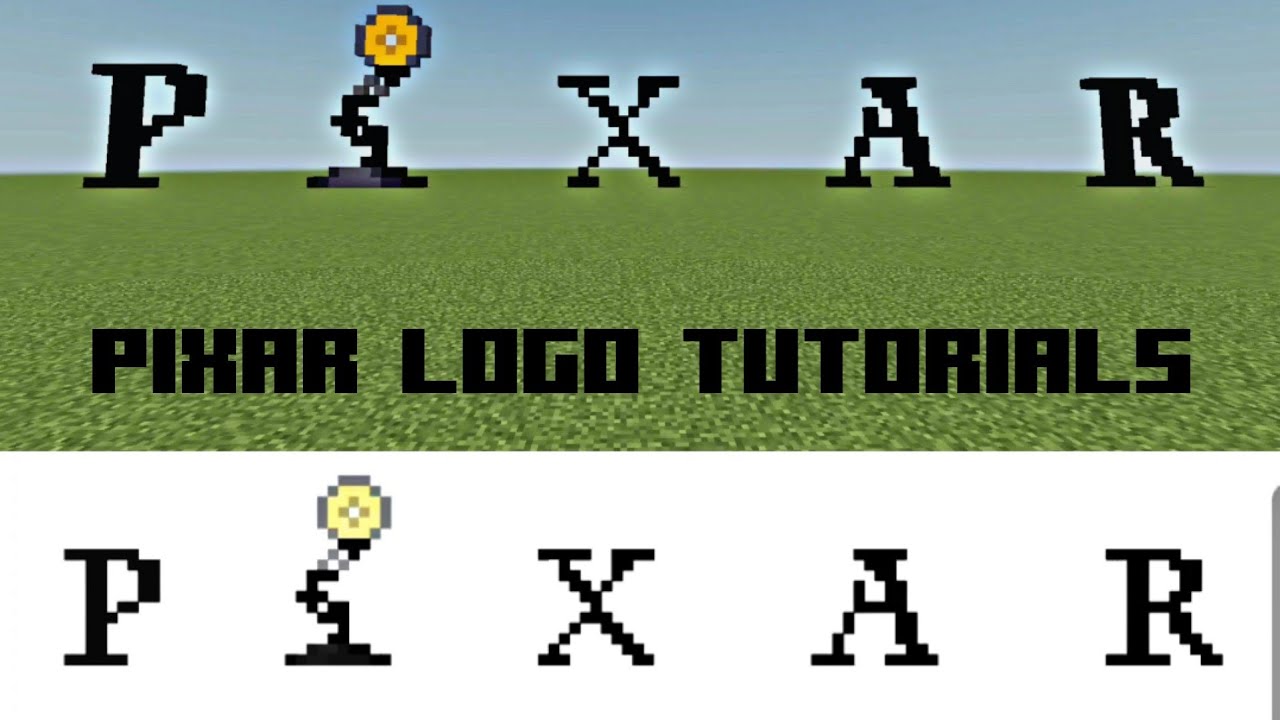 Minecraft & 8bit Painter Tutorials - Pixar Logo