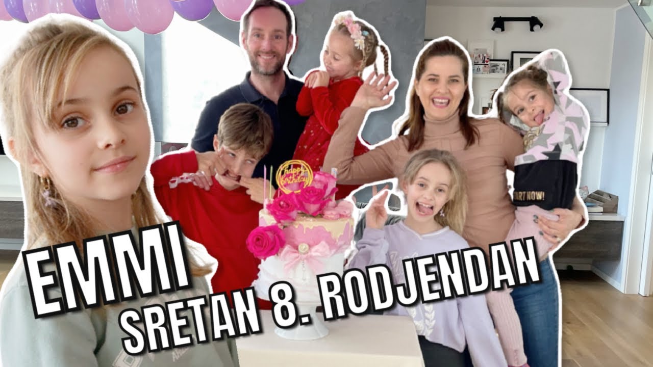 EMMIN 8. ROĐENDAN | VLOG | mama 4 djece |