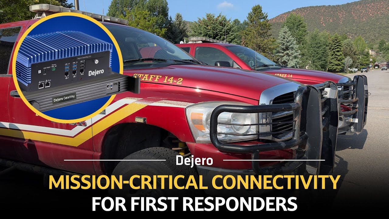 Dejero reliable connectivity delivers mission-critical communications for first responders