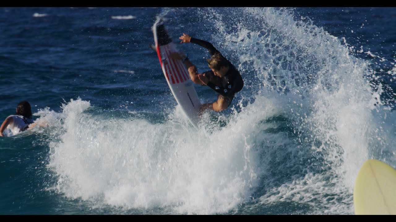 Jack Robinson Ripping Onshore Snapper, Raw Surfing Footage