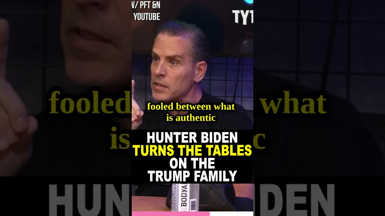 Hunter Biden Sees Right Through Trump's Phony Persona