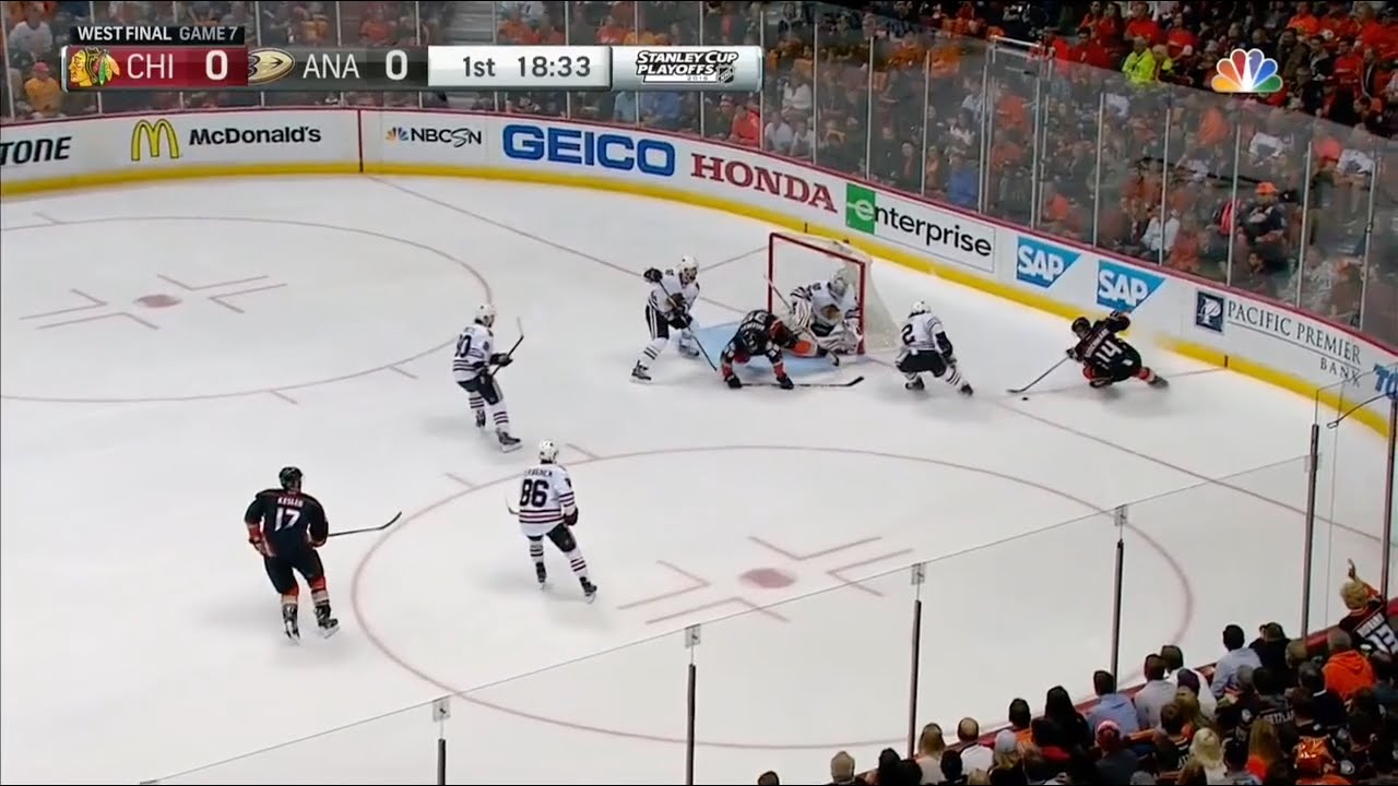 2015 SC West Final. Blackhawks vs Ducks. Game 7 highlights