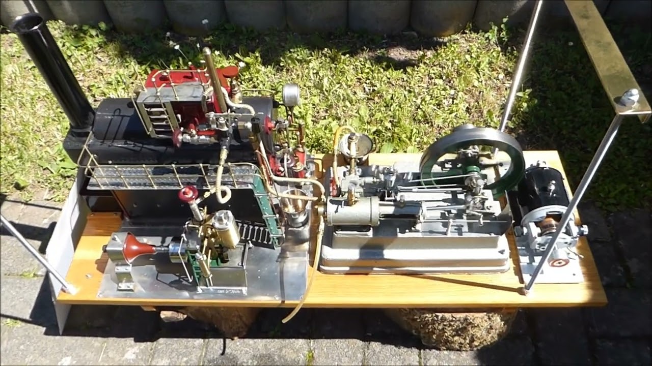 Polnische Dampfmaschine mit Stuart Kessel von Koch