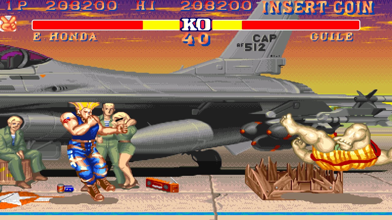 Street Fighter II' Hyper Fighting (Arcade 1CC Hardest Difficulty) - E. Honda Playthrough