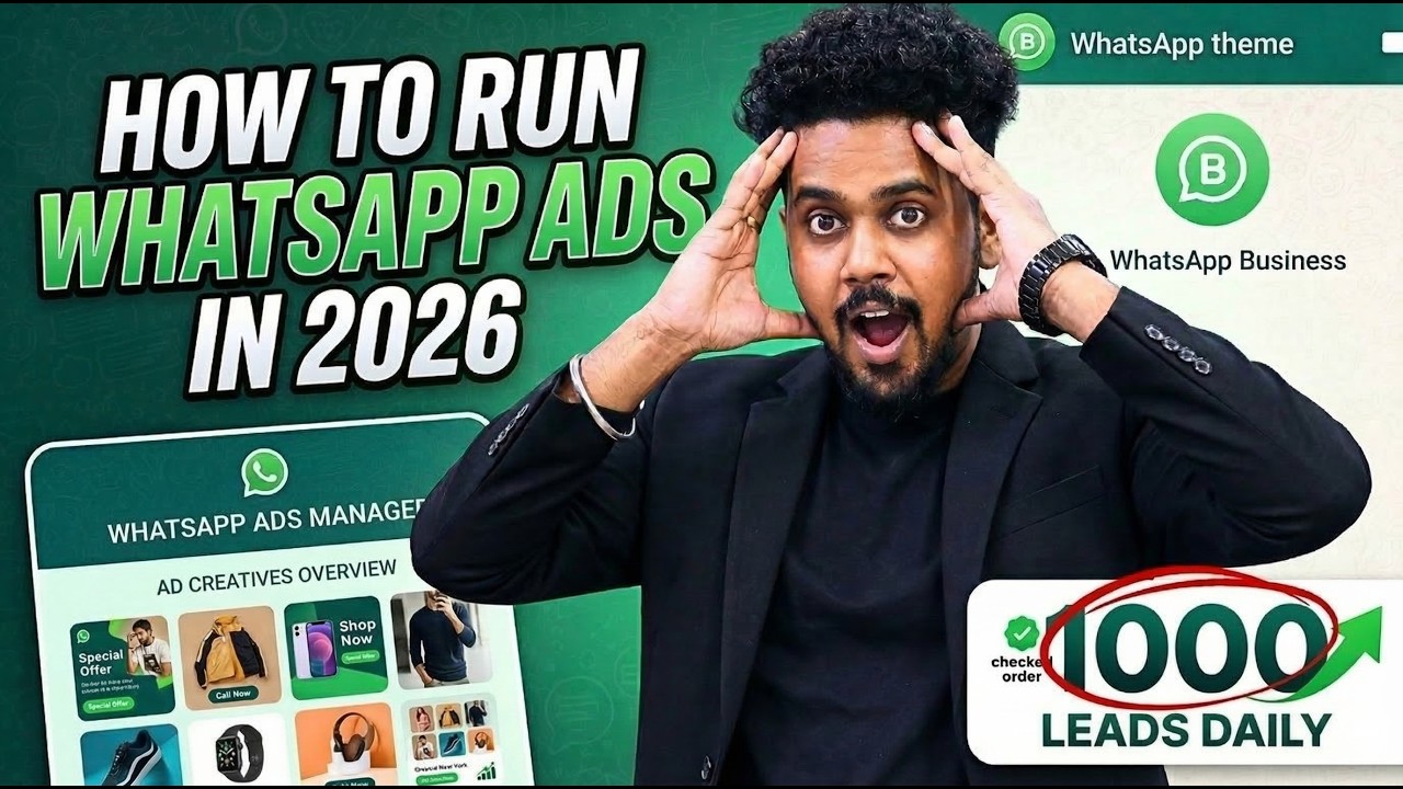 How To Run WhatsApp Ads in 2026 | Complete Tutorial in Hindi