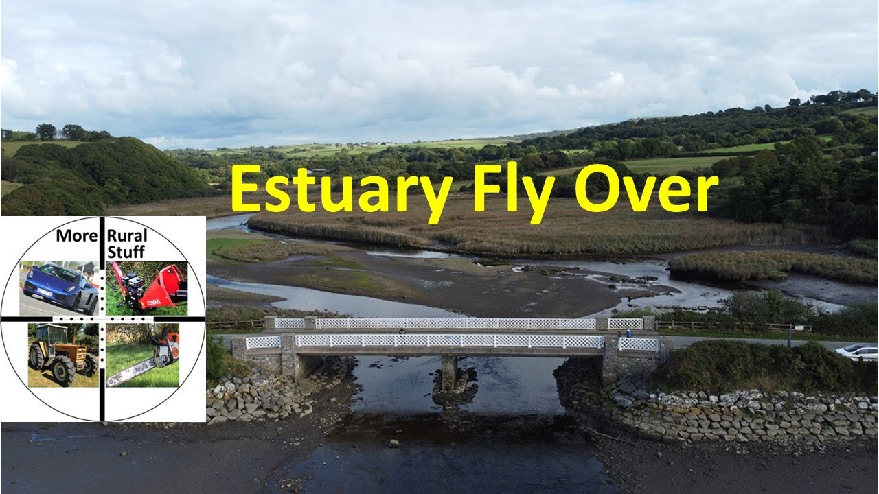 Newport Estuary Pembrokeshire Fly Over