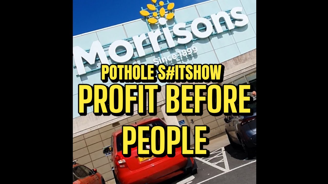 The Gyle shopping centre Edinburgh Pothole Disaster Area #ulez #lez #edinburgh #supermarket