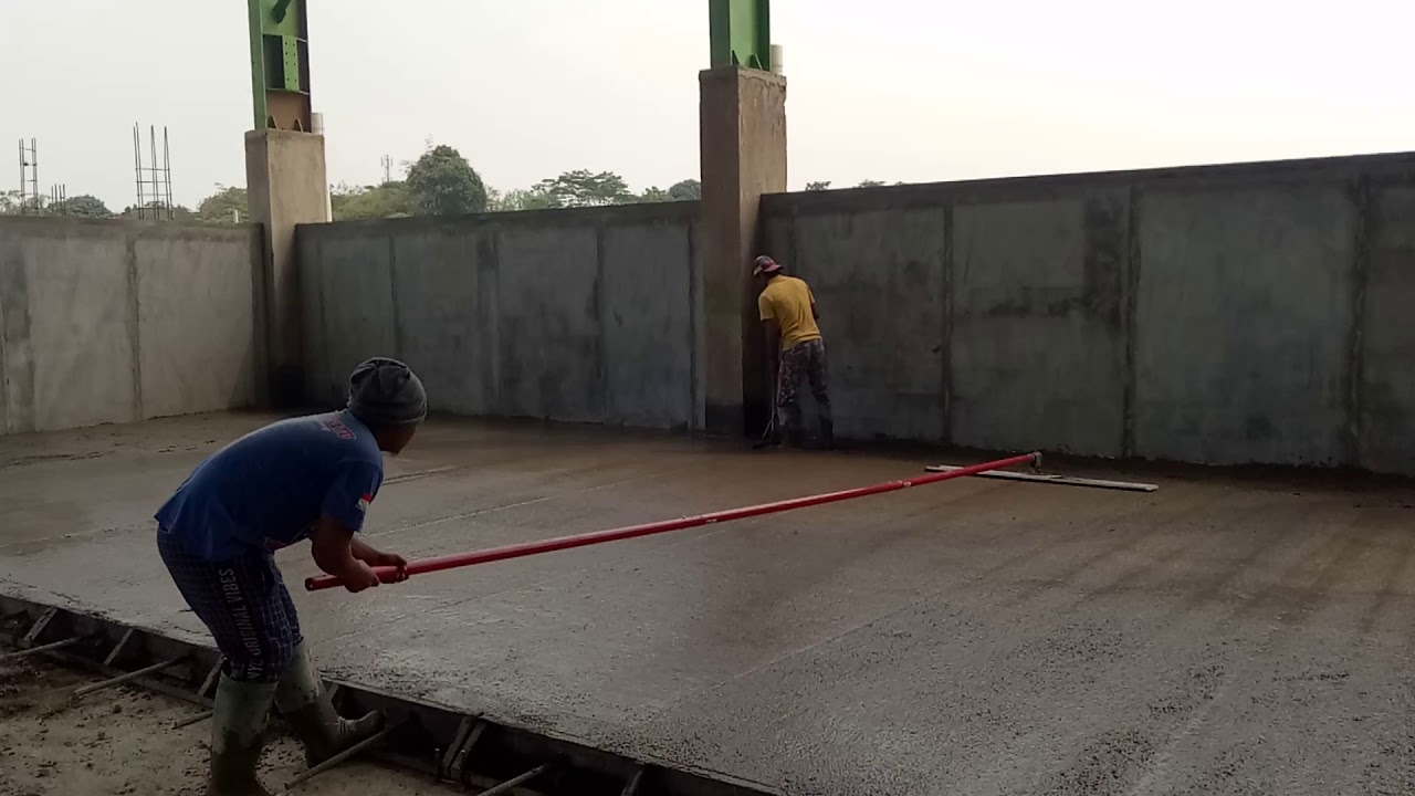 tongkat perata cor BULL FLOAT alat LEVEL dan penghalus permukaan cor beton basah RATA halus LEVEL