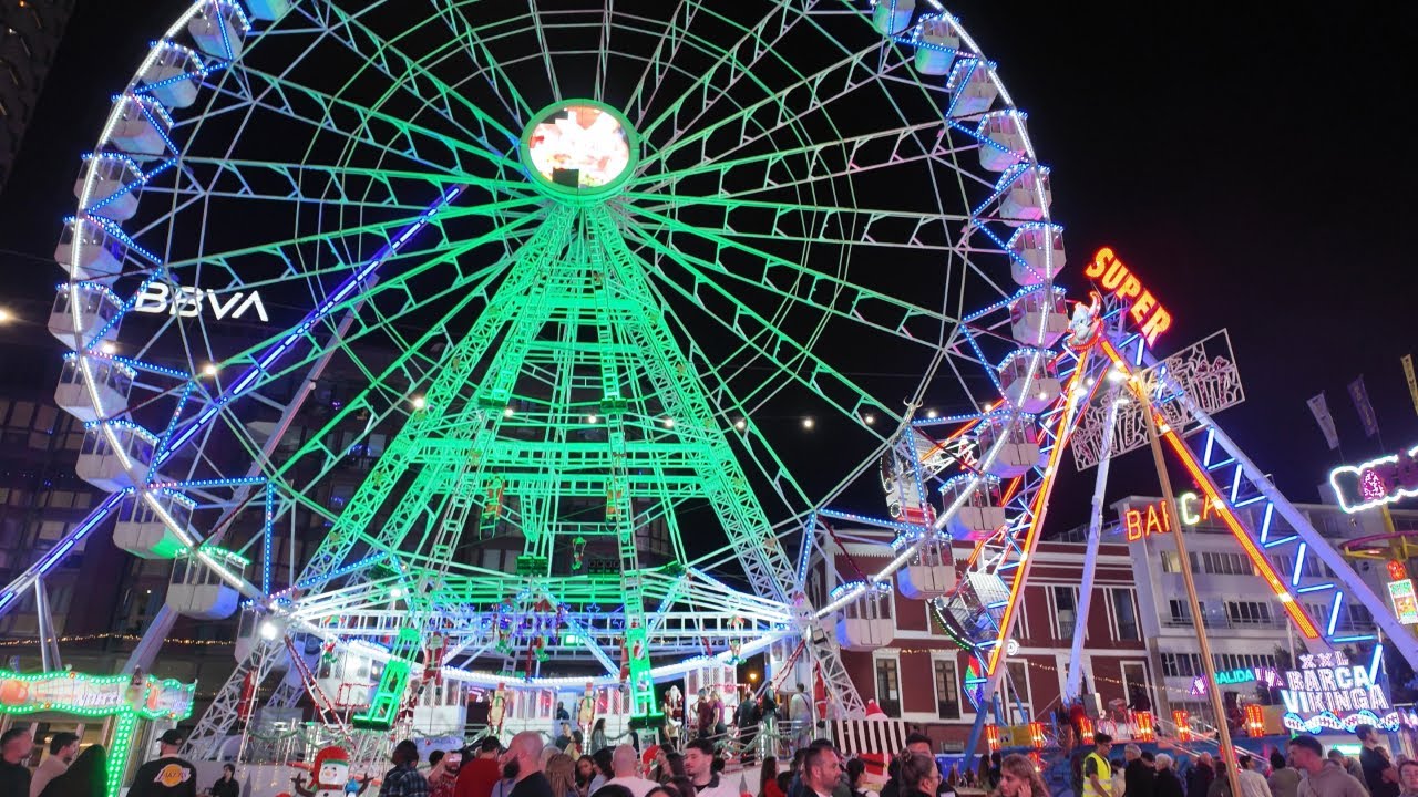 WalkZen Christmas Lights Las Palmas Gran Canaria Night Walk 4K 🚶‍♀️🎄