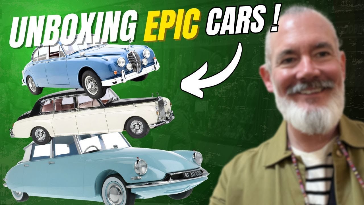 Распаковка ОГРОМНОГО 1:12 Norev Citroën DS + Paragon 1:18 Jaguar Mk2 и Rolls Royce