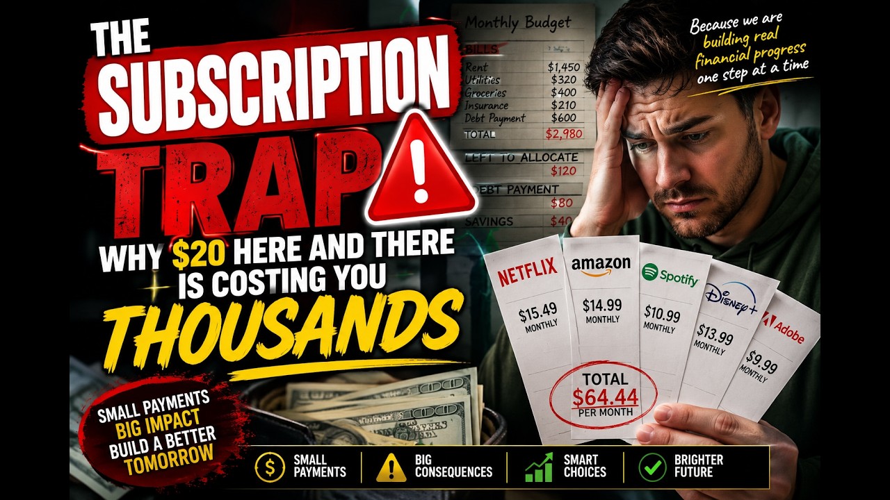 The Subscription Trap: Why $20 Here and There Is Costing You Thousands