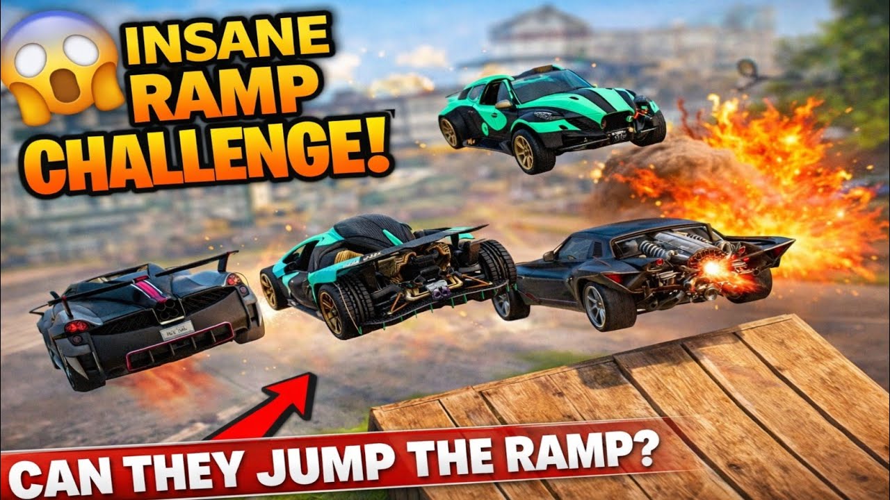 Best Supercar Ramp Jumping Challenge || Extreme Car Driving Simulator 
