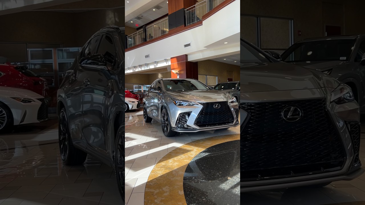 Lexus NX 350 in Atomic Silver color 😱 #automobile #lexus #carlover