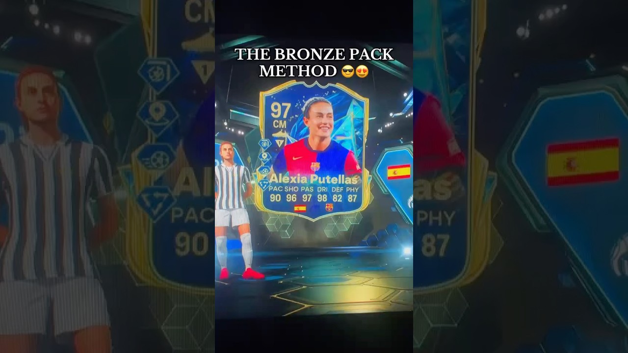 OMG I Packed TOTS Putellas from the Bronze Pack Method?! 🤯🔥 #Shorts #FC25 #TOTS #PackLuck #FYP