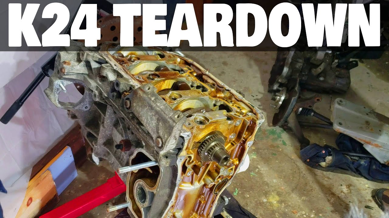 Tearing Down the Honda K24 | MR2 Build