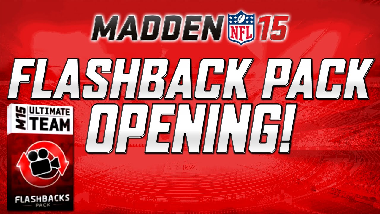 MUT 15 - Flashback Pack Opening! | EPIC PULL! | Madden 15 Ultimate Team