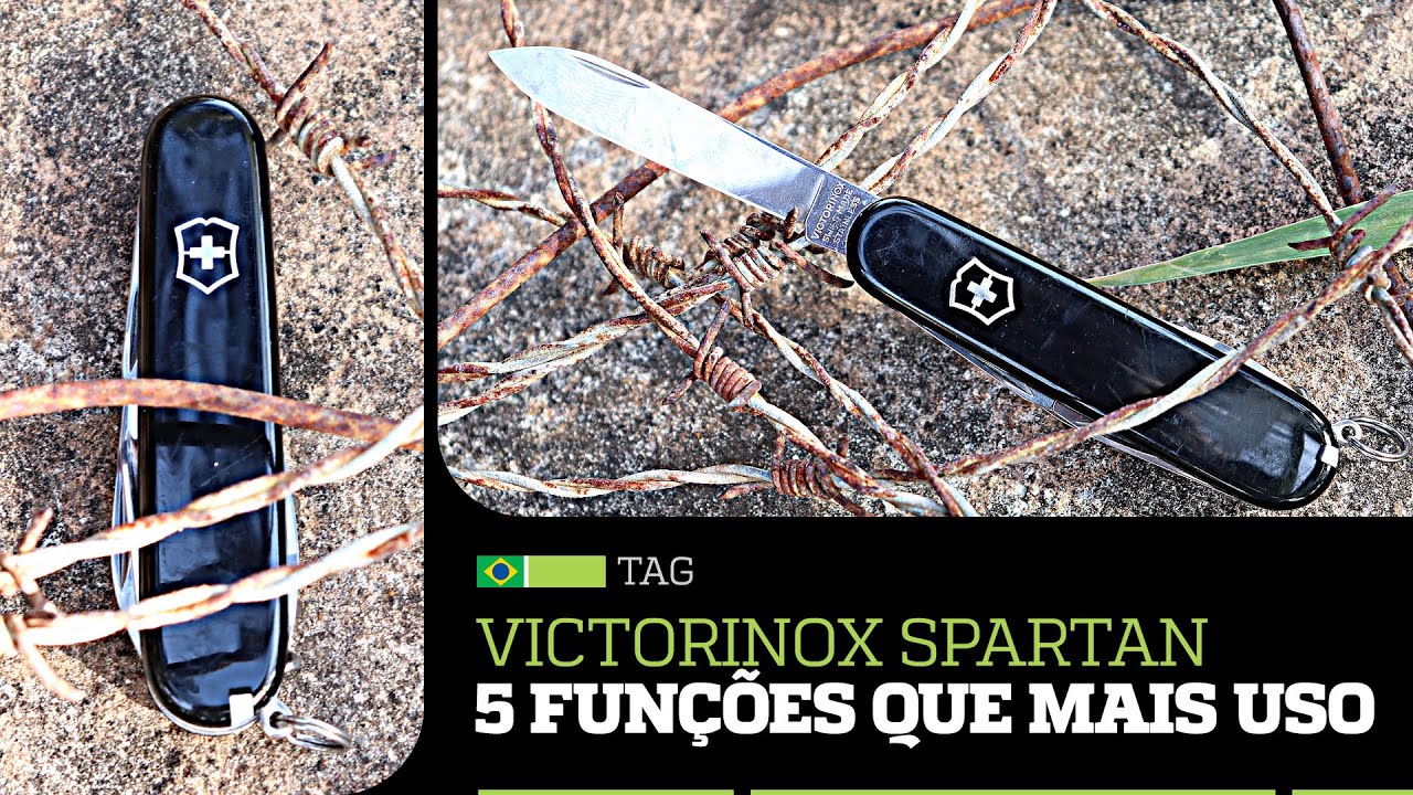 TAG - Canivete Suíço Victorinox Spartan | 5 funções que mais uso e as 5 que menos uso