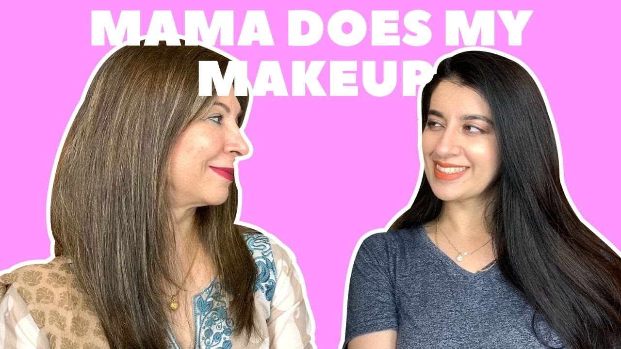 How Mama Turns Me Into Her | Mom Does My Makeup | Amina Khan