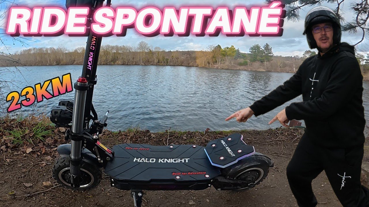 Ride spontané en Halo Knight T107 Pro #trottinetteelectrique #escooter
