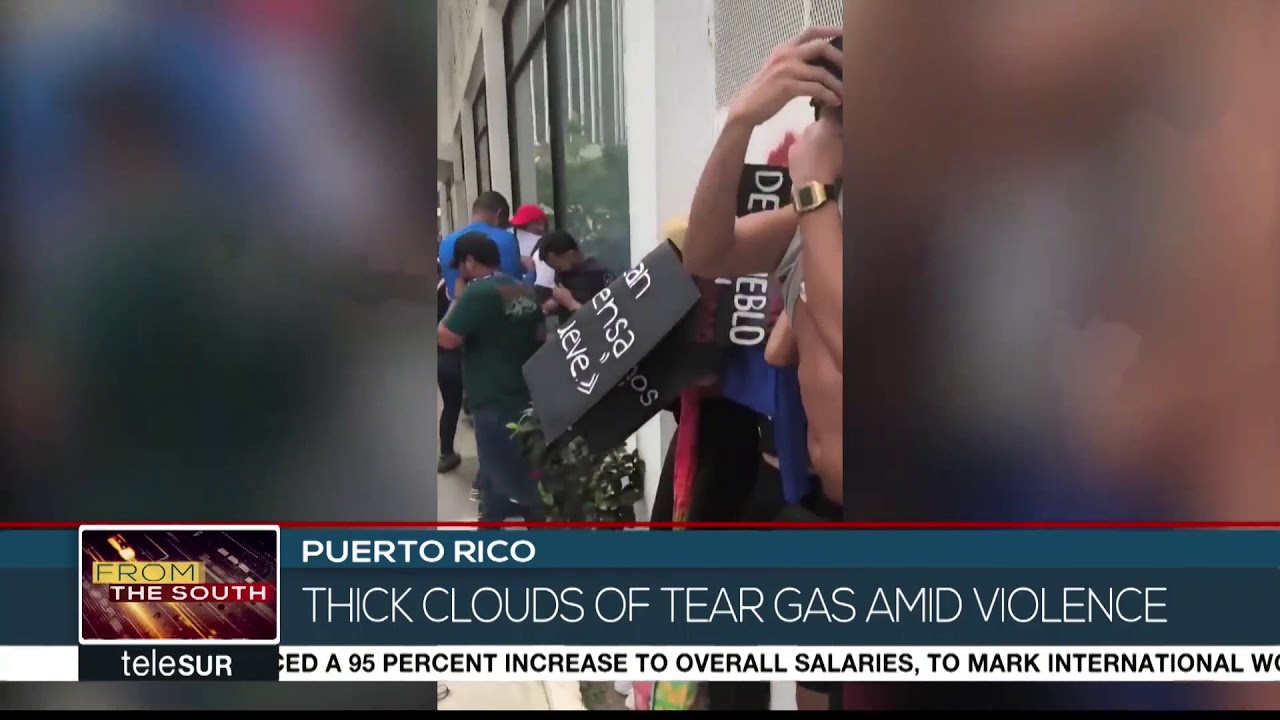 Puerto Rico Police Violently Suppress Workers Day March